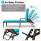 Costway 2PCS Patio Rattan Lounge Chair Chaise Recliner Back Adjustable Cushion